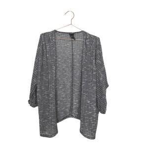 Daytrip Black and White Knit Cardigan